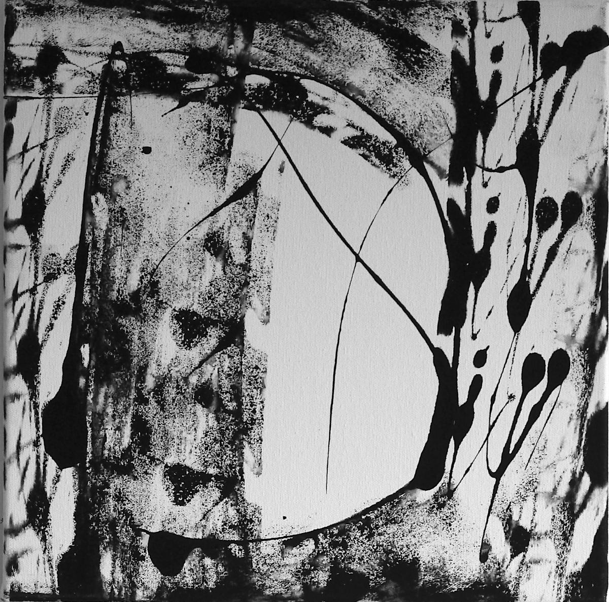 Bewegungsbild schwarz/weiß